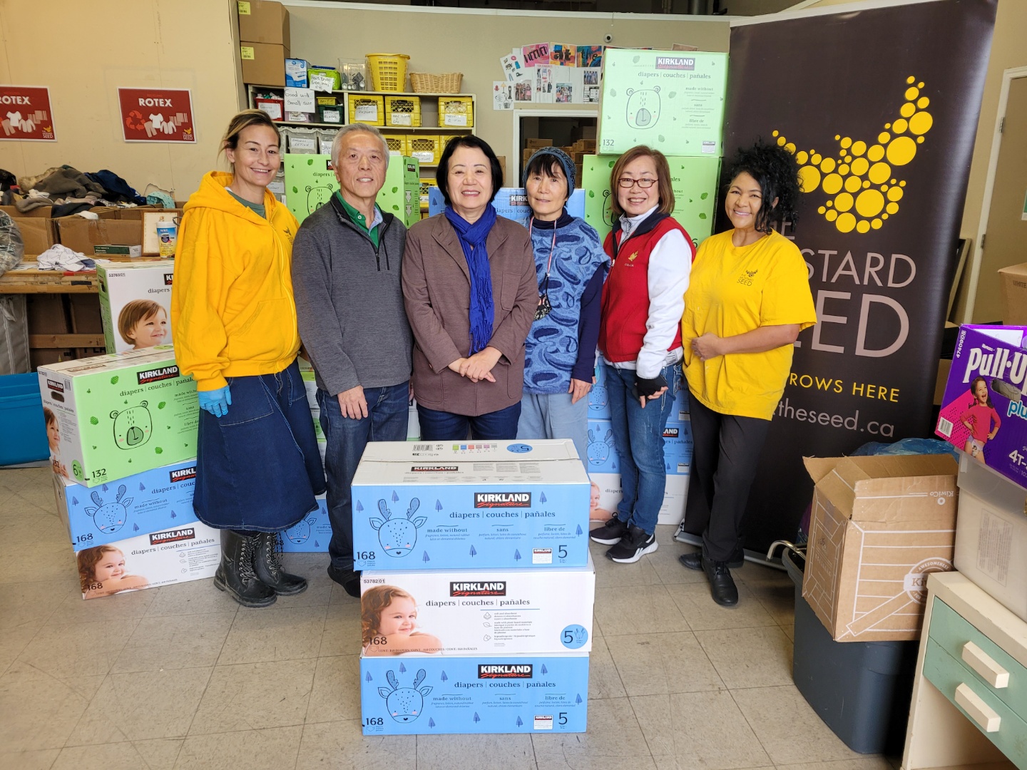 Diaper Donation to Mustard Seed > 포토갤러리 > 에드먼턴한인여성회 / Edmonton Korean